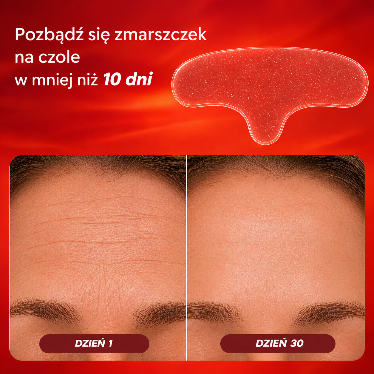 Plastry przeciwzmarszczkowe na czoło